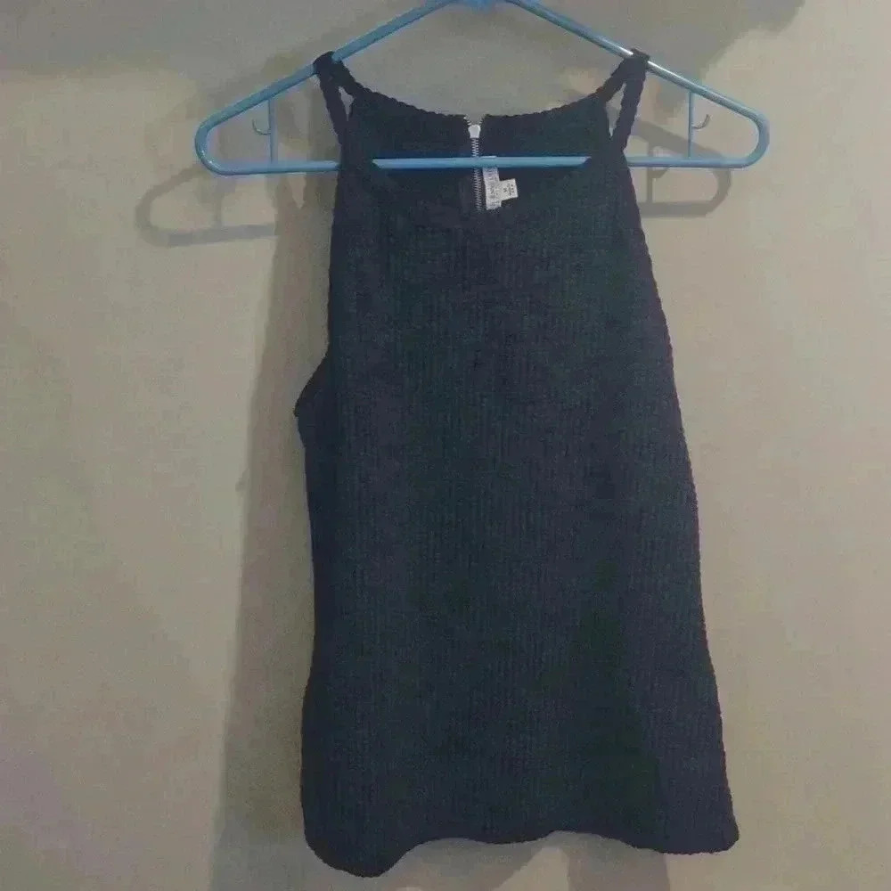 Green Envelope navy‎ blue spaghetti strap tank women's medium